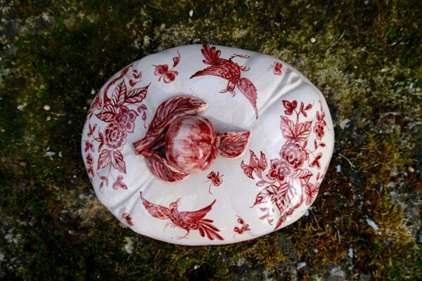 Soupière centre de table avec plateau