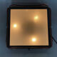 Mid-century Italian Smoked Glass Flush Mount by VECA, Labeled