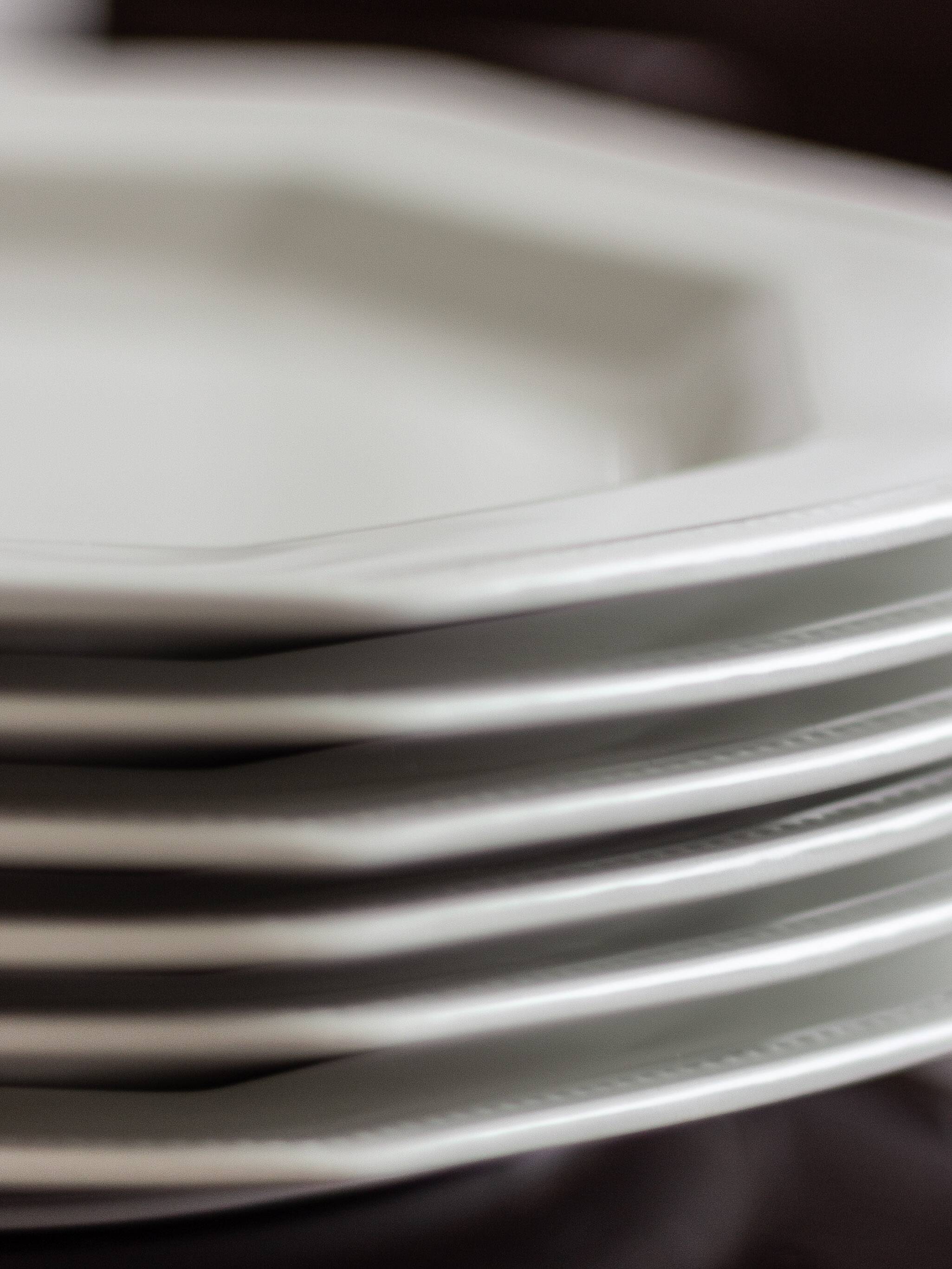 6 assiettes plates octogonales modèle Héritage - Johnson Brothers