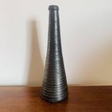 Glazed earthenware vase