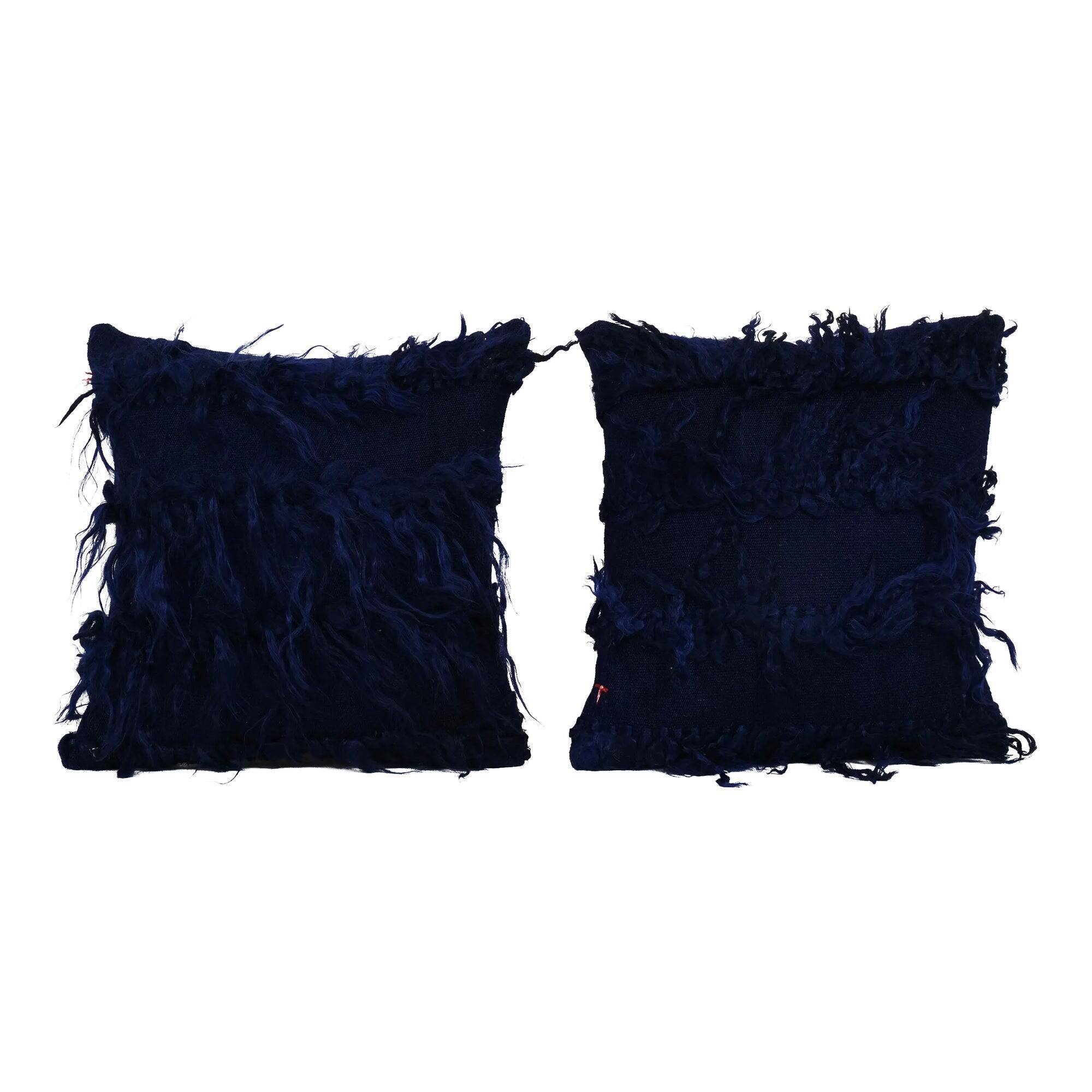 Set of 2 vintage Turkish cushion covers 41x41 cm