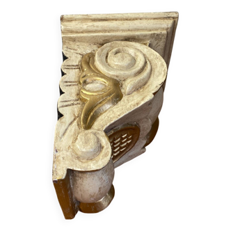 Wooden wall console