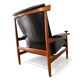 Bwana armchair in teak and leather by France and Son by Finn Juhl