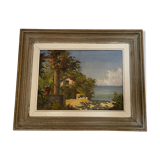 Painting on the azure side