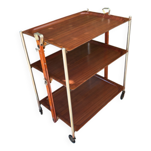 table desserte pliante - roulettes