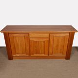 Vintage elm sideboard from the 1980s