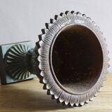 Antique Cast Iron Garden Urn, Campana Form Planter