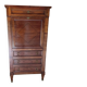 Secrétaire bois avec abattant cuir