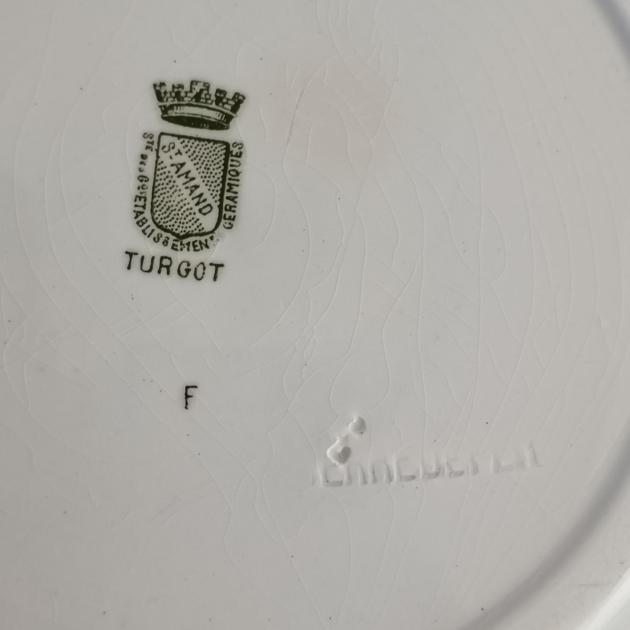 Saint Amand iron earth salad bowl
