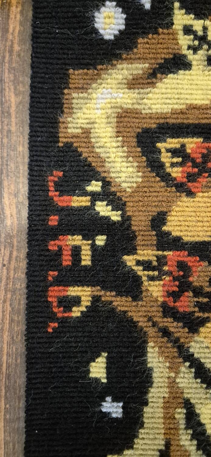 Tapisserie d'Aubusson "Aurore" en pure laine Jean Claude Bissery