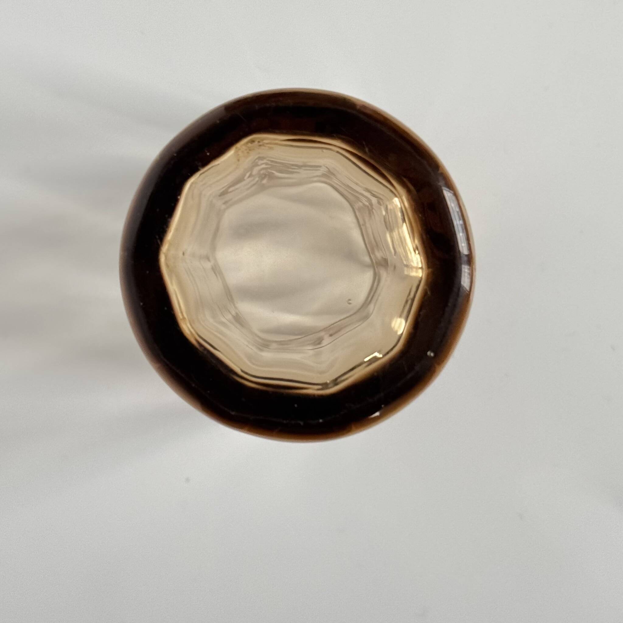 Crystal Vase | Gilded Branch and Bird Decor | Late 19th Century