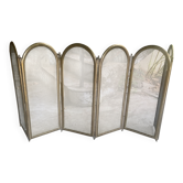 Fire screen 6 sheets brass