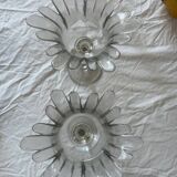 Candle holder glass set