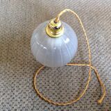 Glass ball suspension