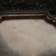 Antique yellow copper tray – 36 cm – Made in India