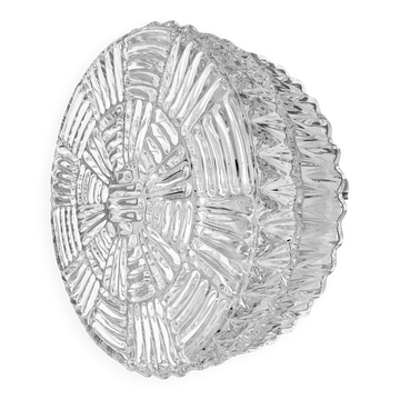 Vintage Glass Wall or Ceiling Light, 1970s