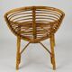 Fauteuil rotin vintage pour enfant