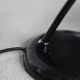 Bauhaus Vintage Minimalist Desk Lamp in Black Metal by Gebrüder Cosack Gecos, Germany, 1940s
