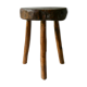 Stool in raw wood