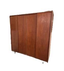 Vintage Scandinavian teak wardrobe
