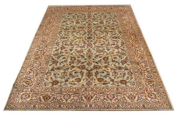 Grand tapis traditionnel en laine, tapis oriental fait à la main - 265x350cm