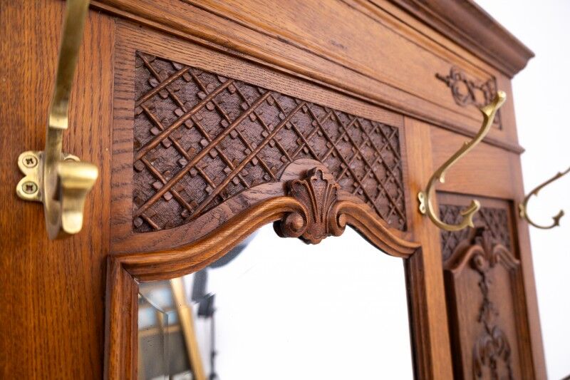 Hallway wardrobe, France, circa 1910.
