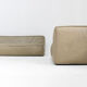 Vintage modular green leather sofa by Verzelloni Italy 1990s