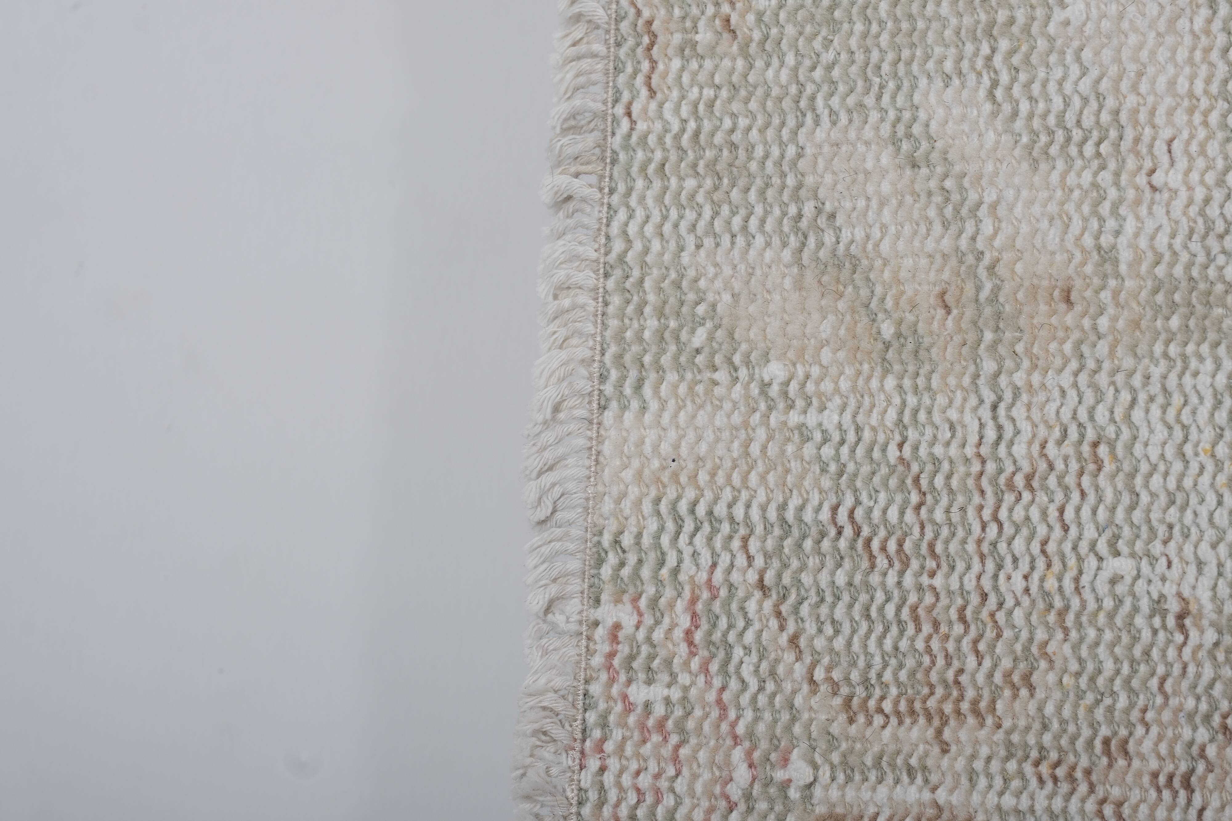 Vintage Turkish Oushak Rug Handwoven 140x222 cm