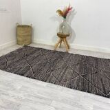 Handmade wool Berber rug 260 X 110 CM