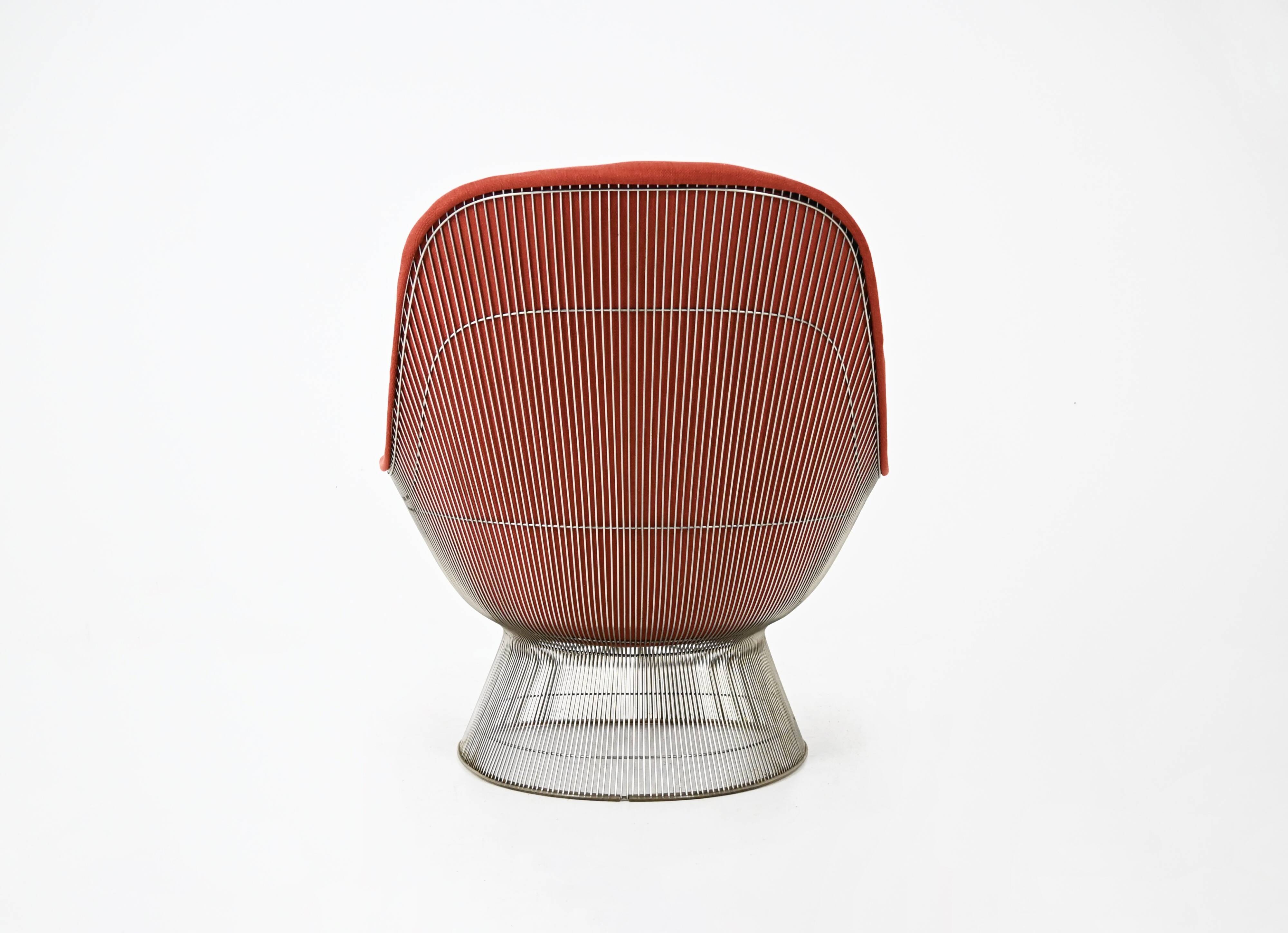 Fauteuil et repose-pieds par Warren Platner pour Knoll International, 1960s