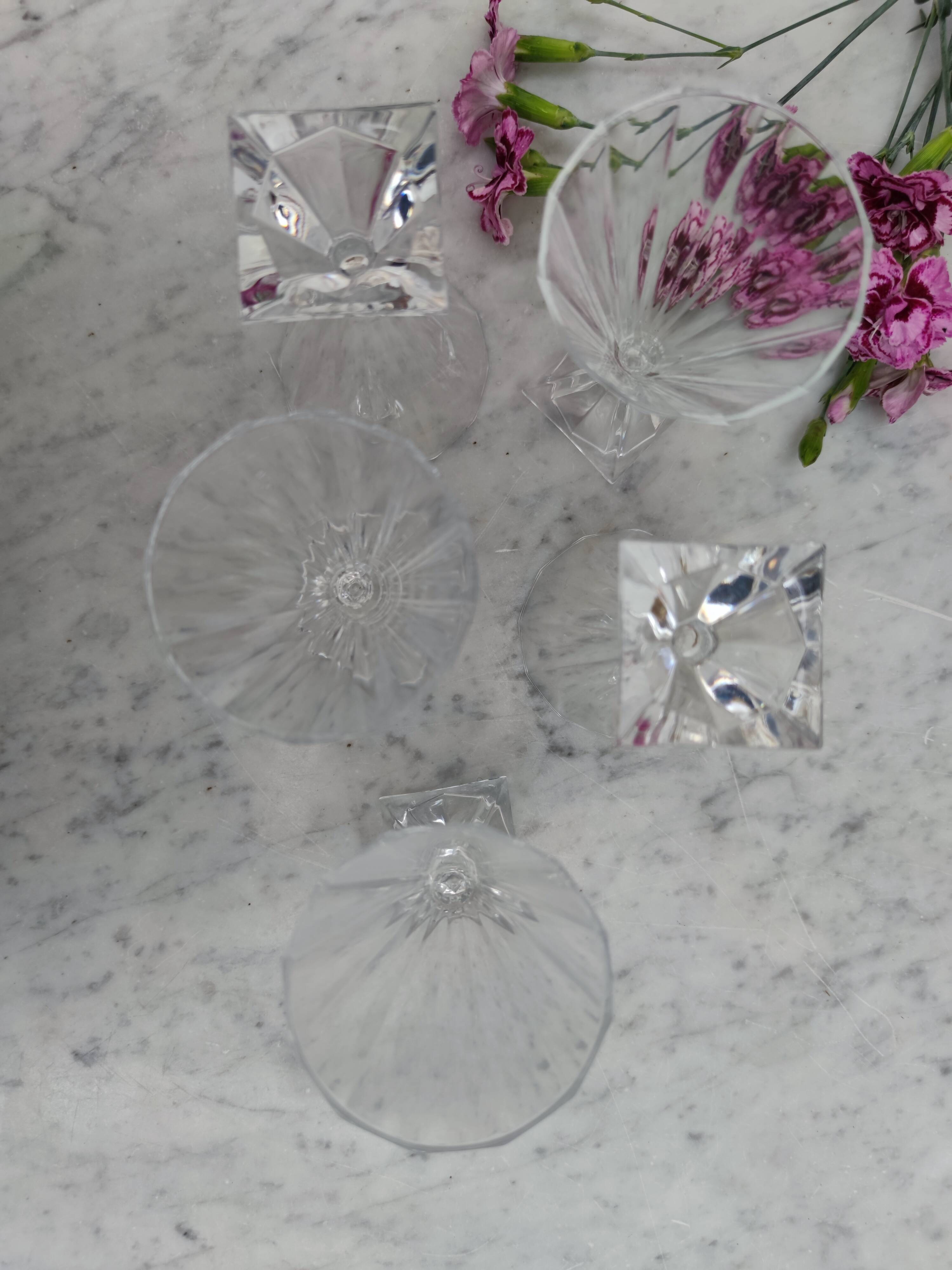 5 arc crystal glasses