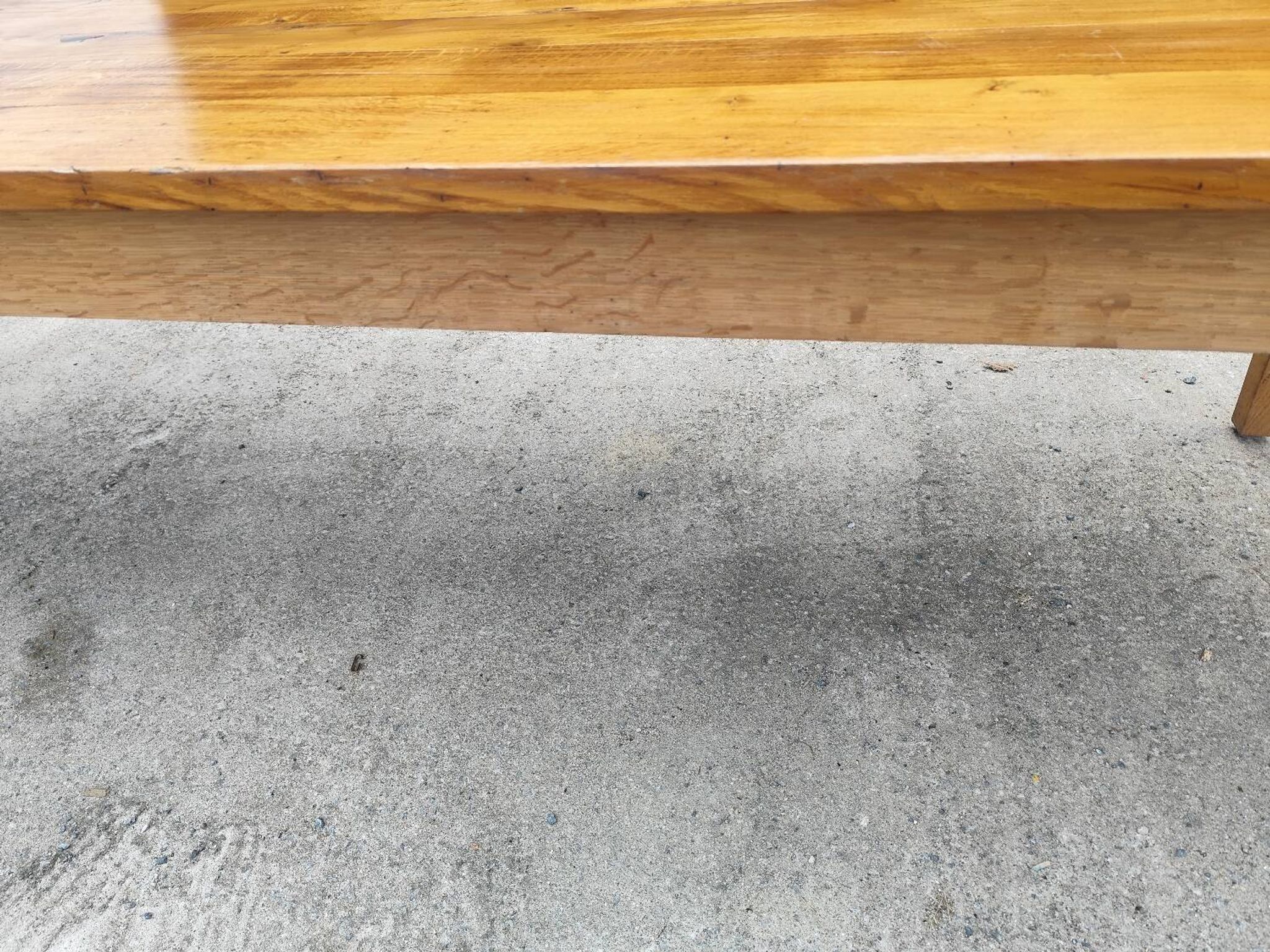 Duo table de ferme XXL 320 cm chêne pieds fuseaux