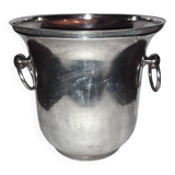 Apladur champagne bucket in silver metal.