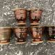 Pyrite stoneware coffee cups La Borne