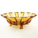 Bol à fruits Art Déco, en verre, Val Saint Lambert, Belgique, années 1950