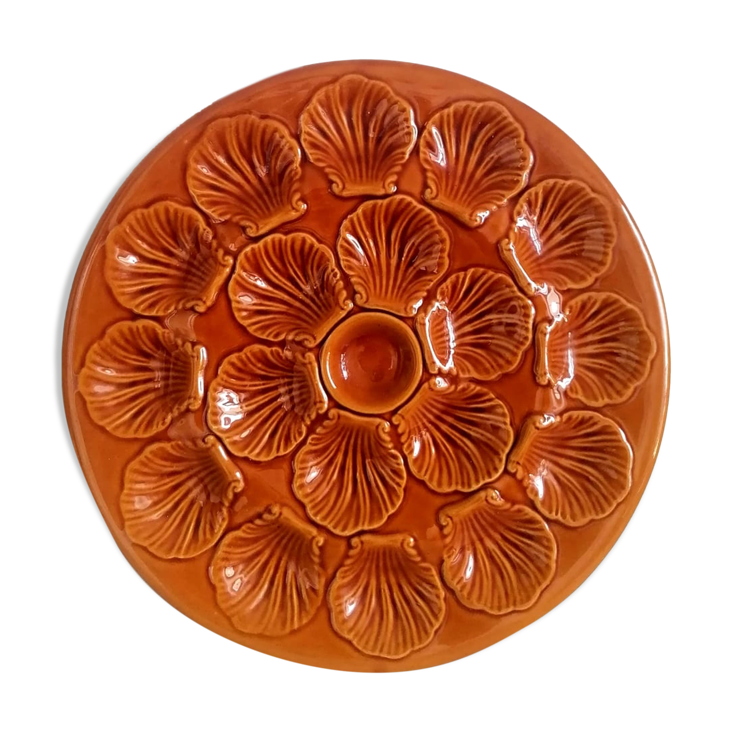 Oyster dish barbotine, 1960