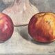 Still Life with Apples circa 1930, oil painting on canvas