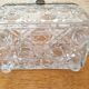 Coffret boîte cristal taillé XIXe