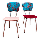Paire de chaises vintages rénovées