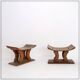 Pair of African Ashanti stools