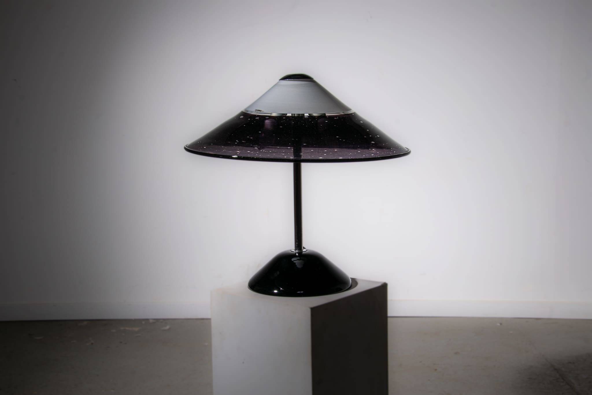 Afredo Barbini Murano glass table lamp circa 1980