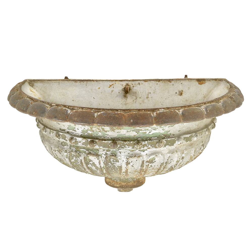 Pair of Medici cast iron wall-mounted basins