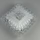 1960s/70s Ceiling Lamp, Flush Mount Glass, German Design