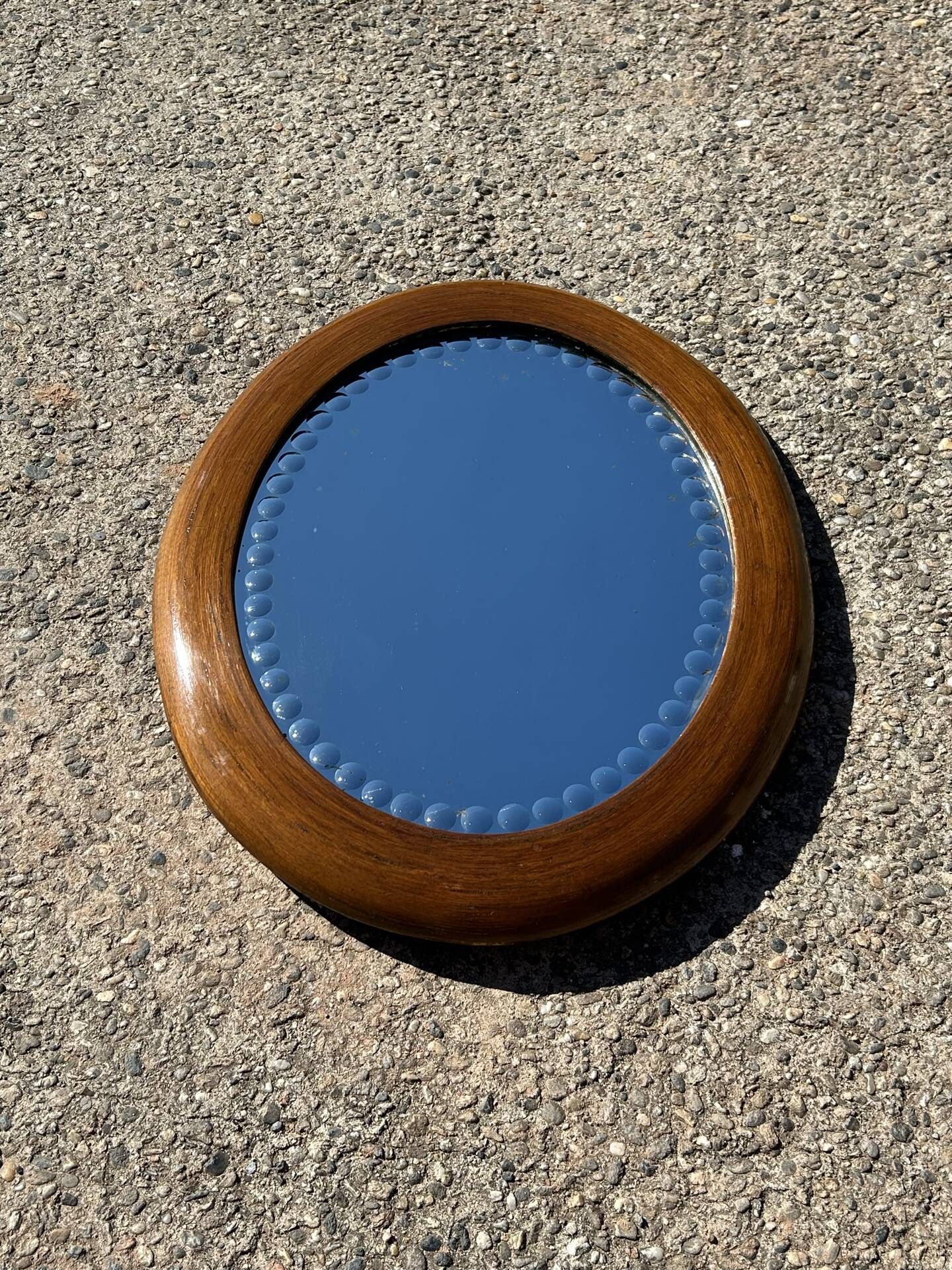Irish mirror with dots from the early 20th century