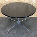 Segmented table by Charles & Ray Eames for Vitra Black Chrome