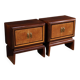 Pair of Italian bedside tables, mid-20th century