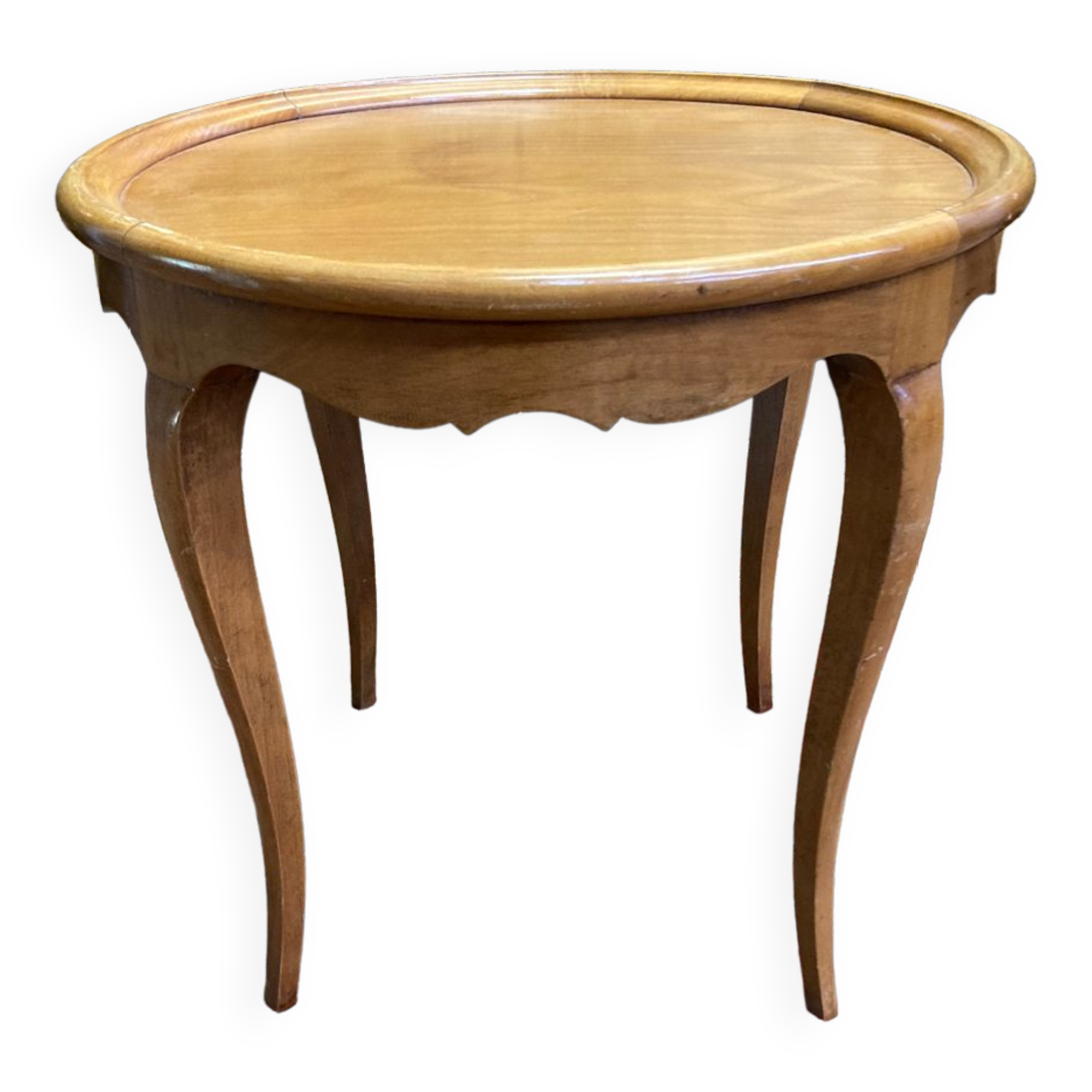 Louis XV cherry pedestal table