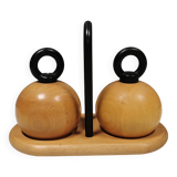 Pepper and salt grinders, by c jörgensen and r nissen for bodum denmark