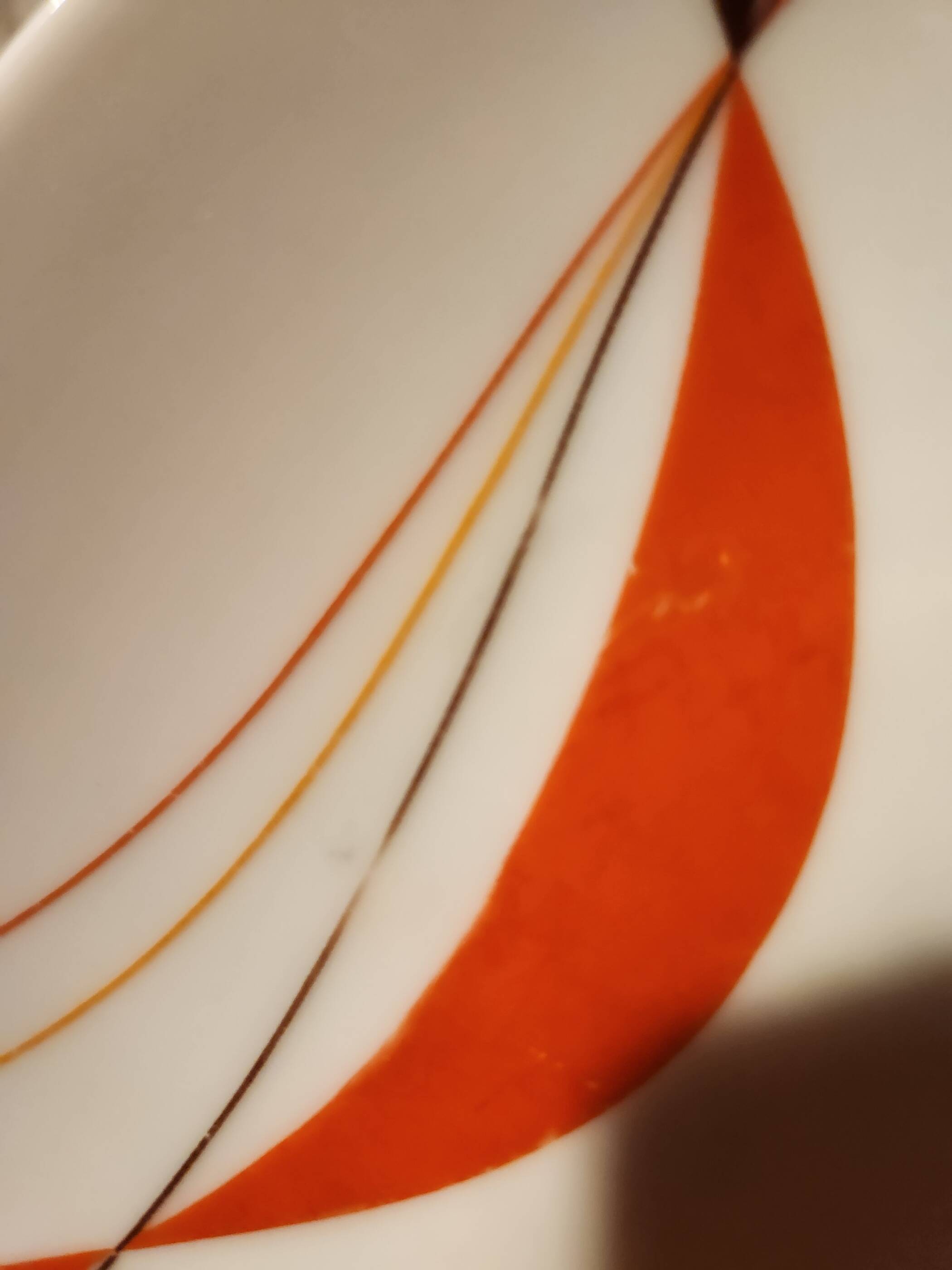 6 dessert plates from the 1970s Wintertling Marktleuthen Bavaria.