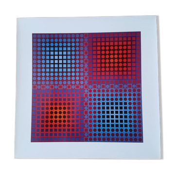 Victor Vasarely Serigraphy op art Editions du Griffon